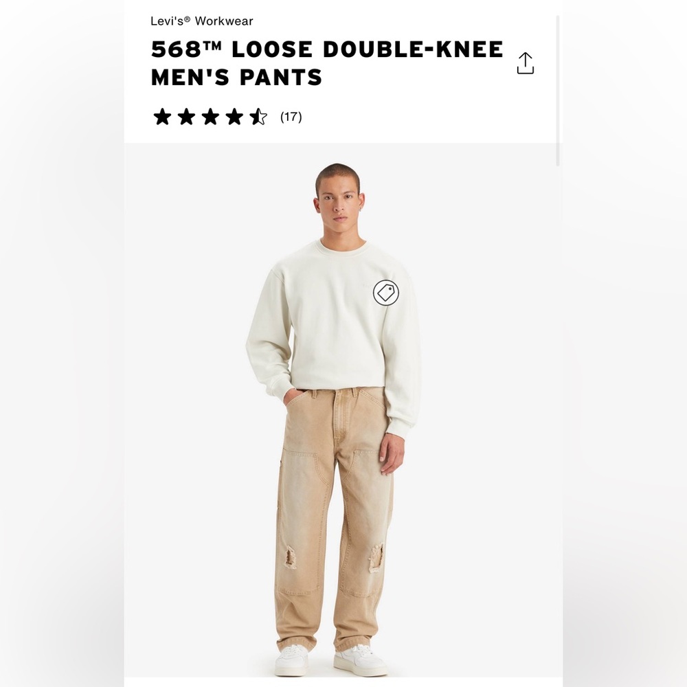 Levi's 568 Loose Double Knee Men’s Pants